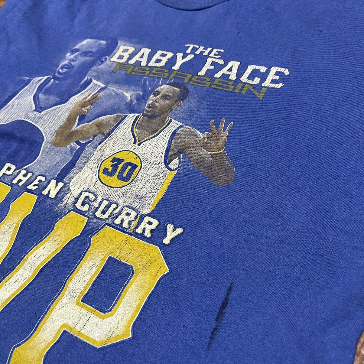 NBA Stephen curry the baby face NBA tshirt Size US M / EU 48-50 / 2 - 4 Thumbnail