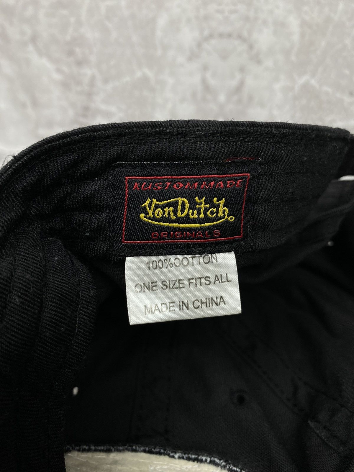 Von Dutch Von Dutch black patch logo cap vintage Size ONE SIZE - 2 Thumbnail