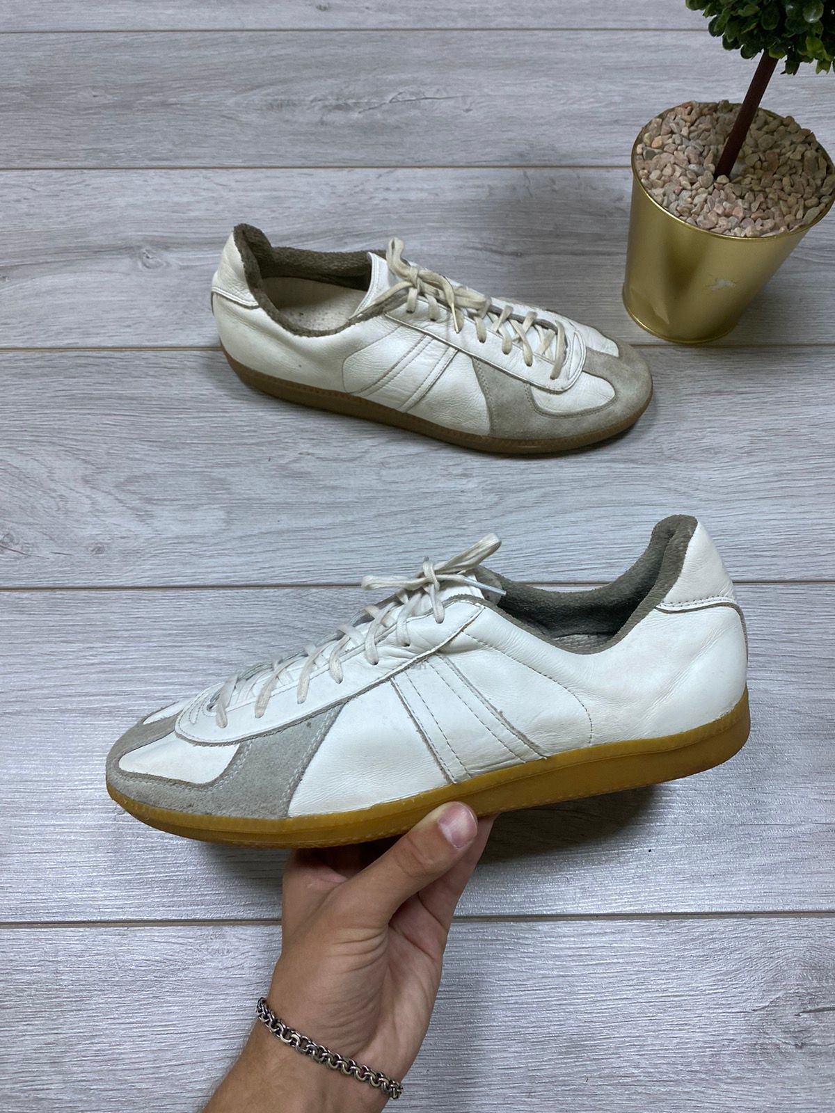 Vintage GAT BW-sport 285 Margiela style vintage leather trainers | Grailed