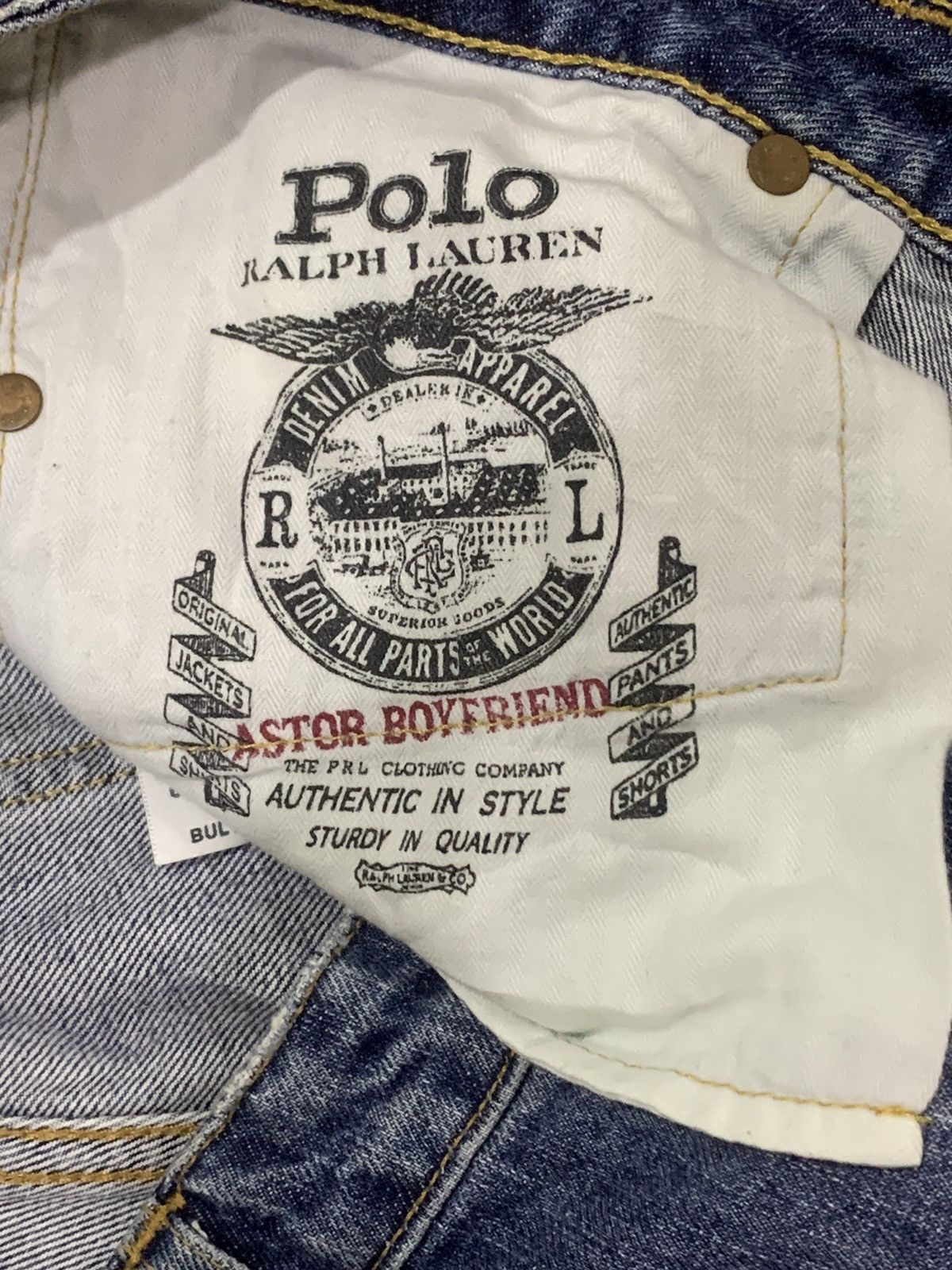 Polo Ralph Lauren Polo Ralph Lauren Astor Jillian Wash Paint Splatter Jeans Size US 32 / EU 48 - 16 Thumbnail