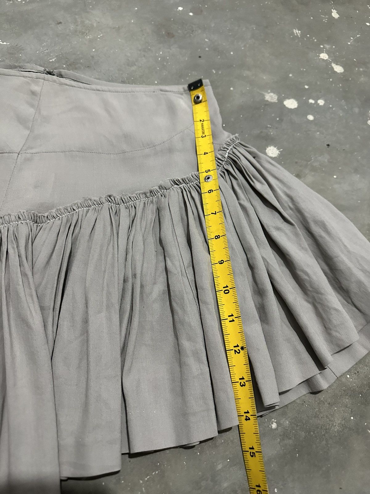 Issey Miyake × Zucca Zucca by Issey Miyake Asymmetric Mini Skirt Size 29" - 12 Thumbnail
