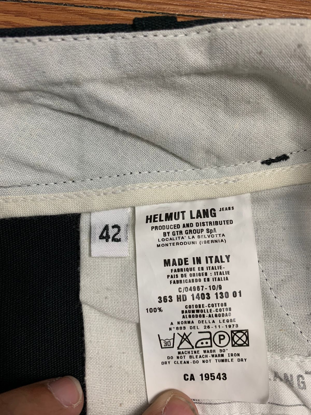 Helmut Lang Archive 90s Helmut Lang Bondage Pants Size US 29 - 13 Thumbnail