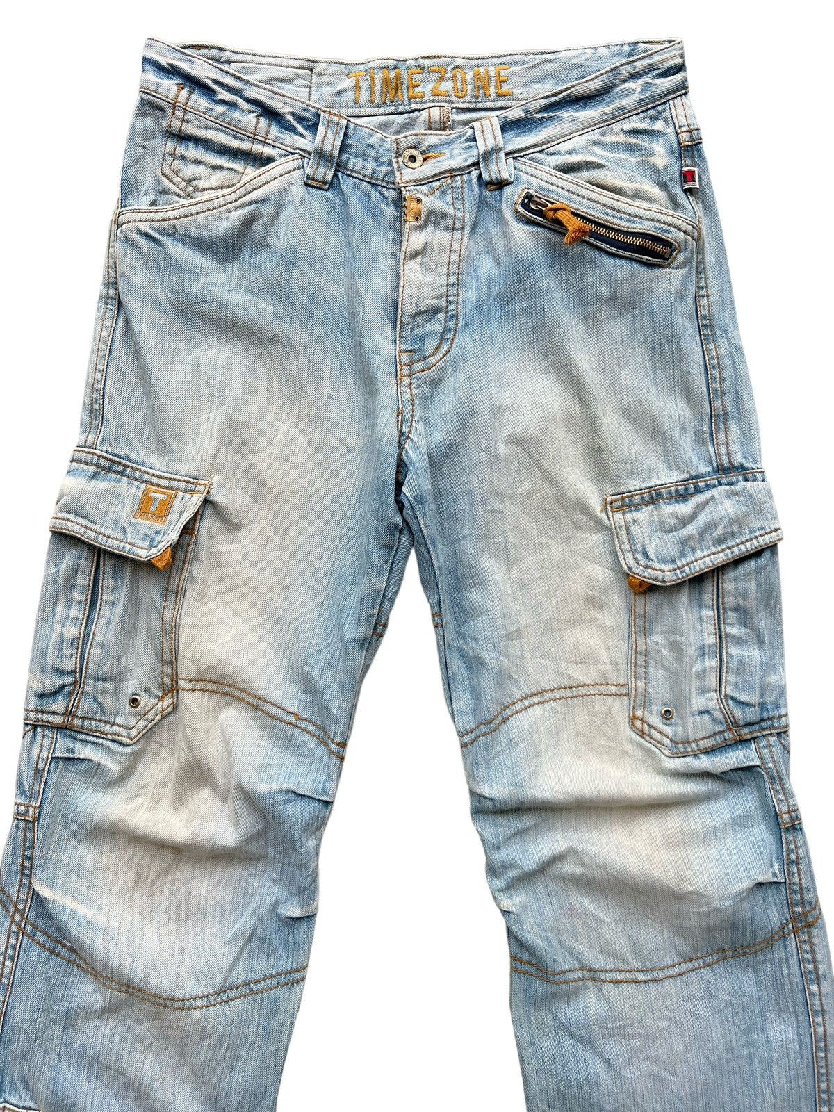 Japanese Brand Bondage Rave Emo Goth Skater Punk Baggy Tactical Multipocket Size US 33 - 4 Thumbnail