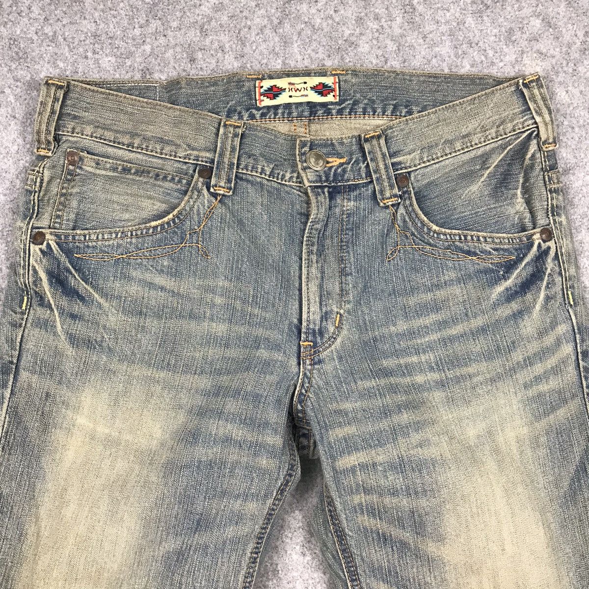 Edwin × Japanese Brand FLARE JENAS💥EDWIN BOOT CUT DENIM PANTS Size US 34 / EU 50 - 7 Thumbnail