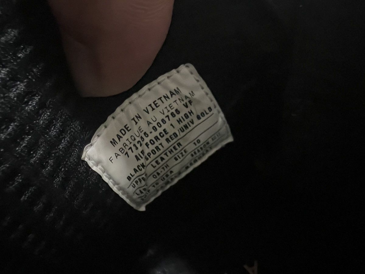Nike × Vlone Vlone x Nike Air Force 1 High Paris Fashion week sample 9.5 Size US 9.5 / EU 42-43 - 7 Thumbnail