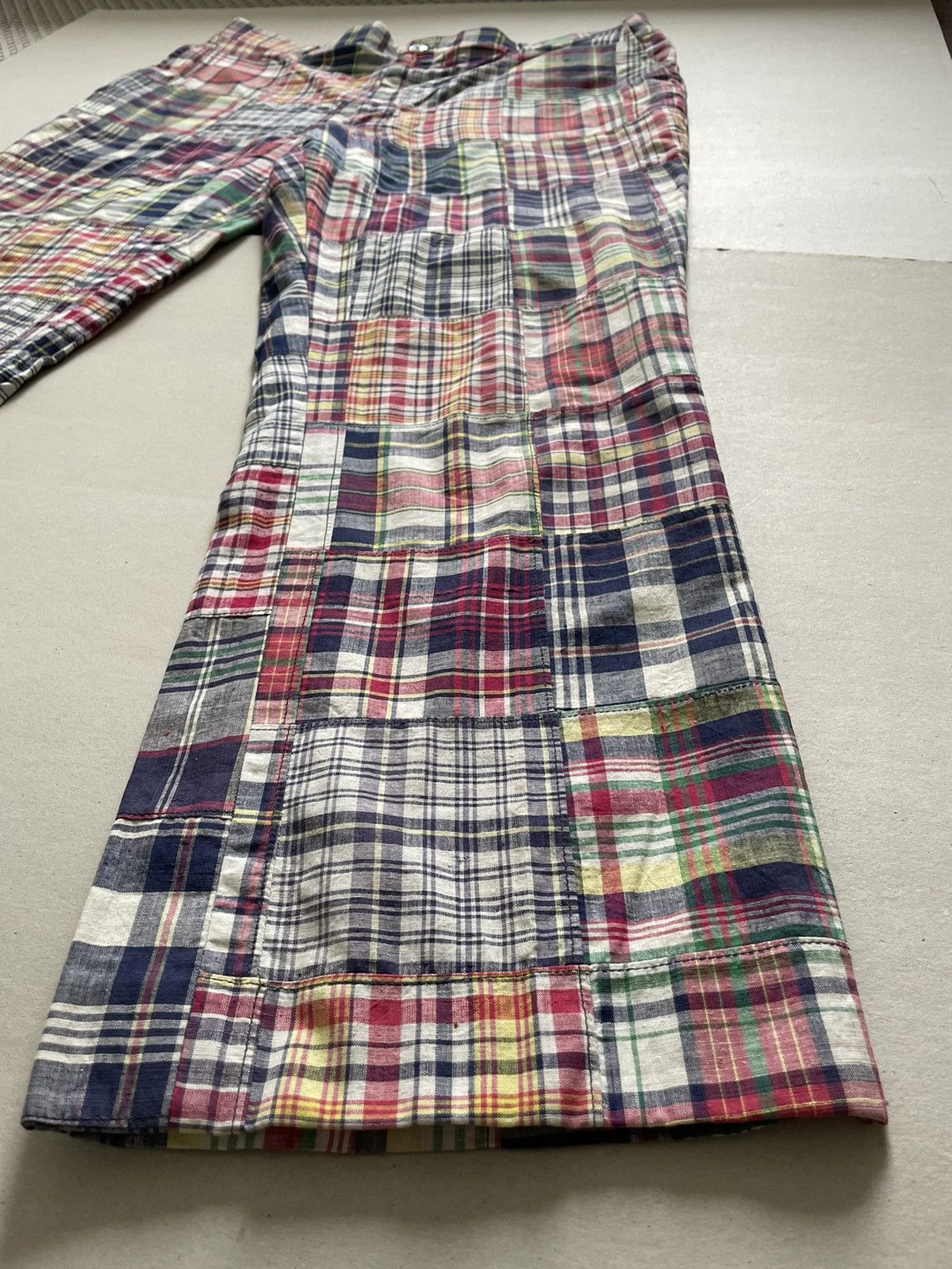 Handmade 80’s Vintage Handmade Checkered Patchwork Pants Trousers Size US 36 / EU 52 - 2 Thumbnail