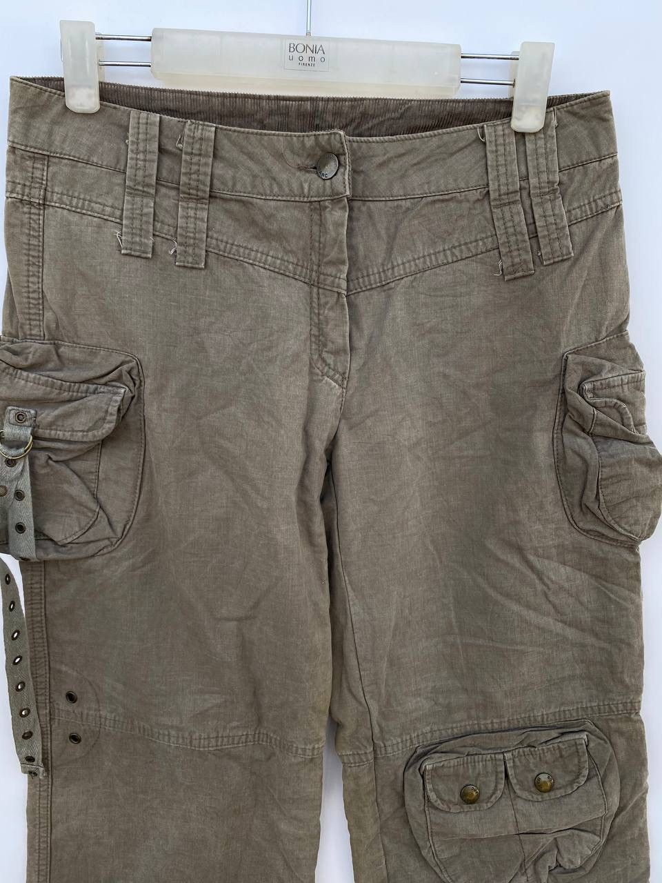 Jacobs By Marc Jacobs × Marc Jacobs × Marc by Marc Jacobs Vintage 90s Marc Jacob Bondage Cargo Corduroy Pockets Pants Size US 31 - 3 Thumbnail