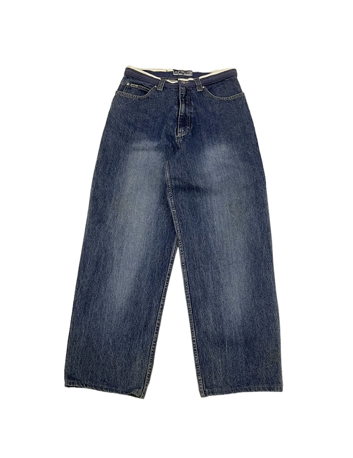 JNCO × Wu-Tang Clan Vintage Johnny Blaze Baggy Jeans Embroidery Logo Size US 30 / EU 46 - 2 Thumbnail