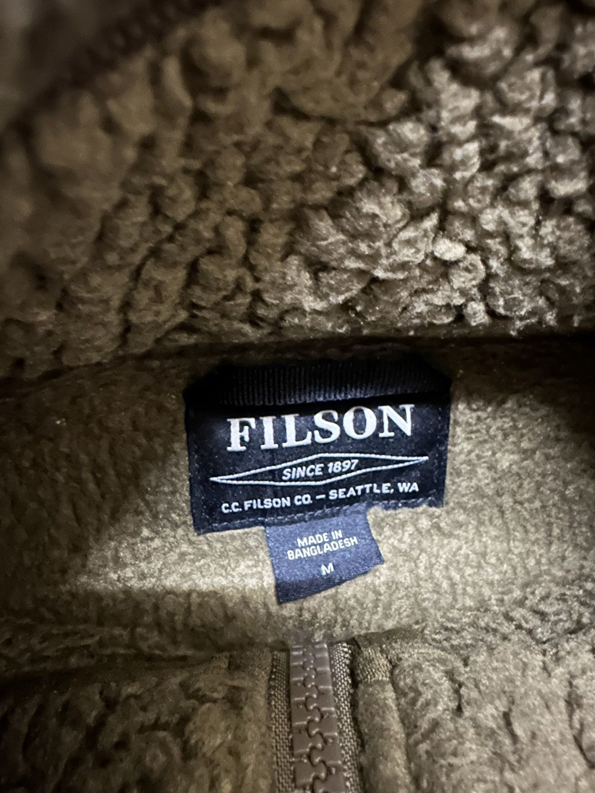 Filson Filson Sherpa Fleece Jacket Military Style Design Size US M / EU 48-50 / 2 - 3 Thumbnail