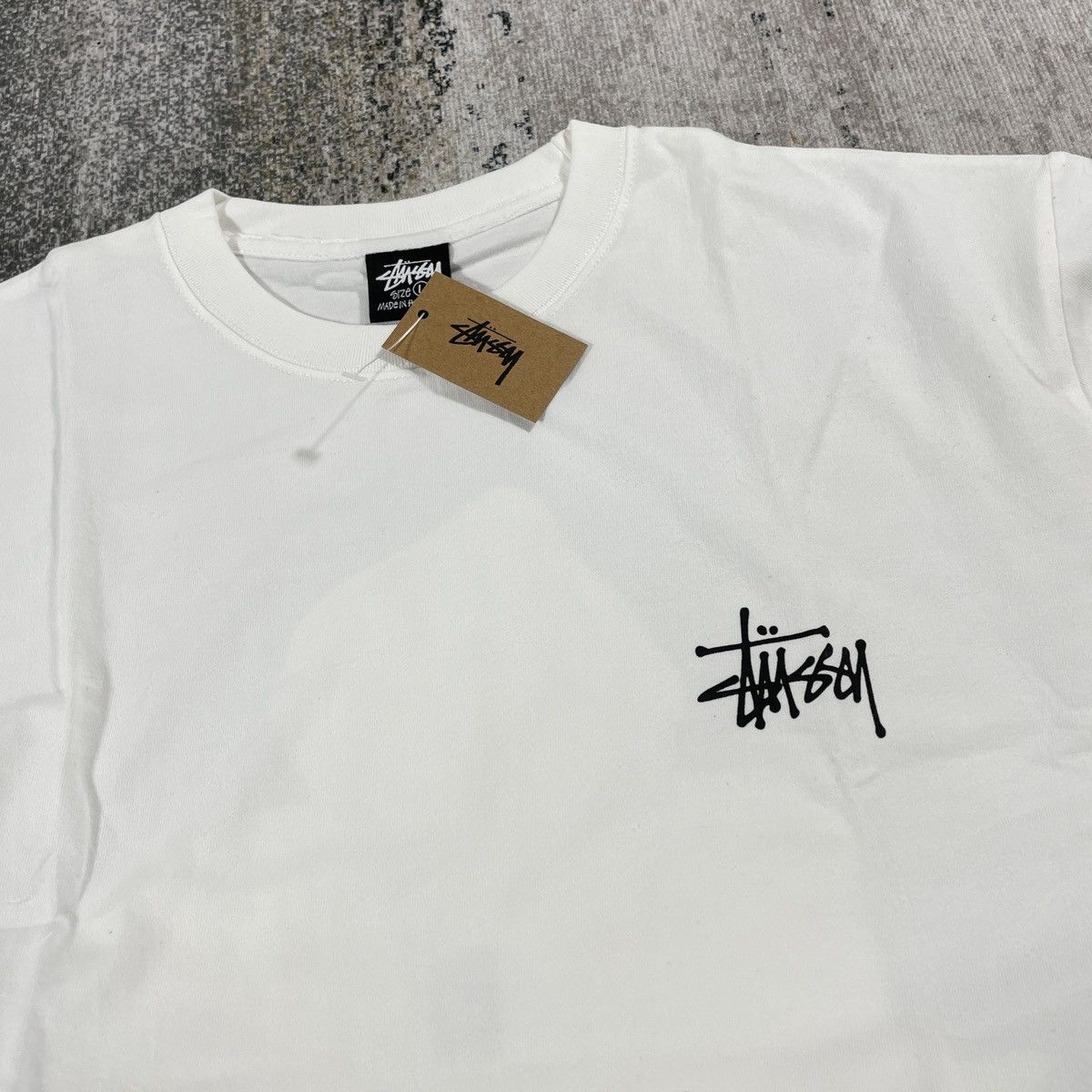 Stussy Stussy Ice Dice Melted Logo Tee ( M ) Size US M / EU 48-50 / 2 - 3 Thumbnail