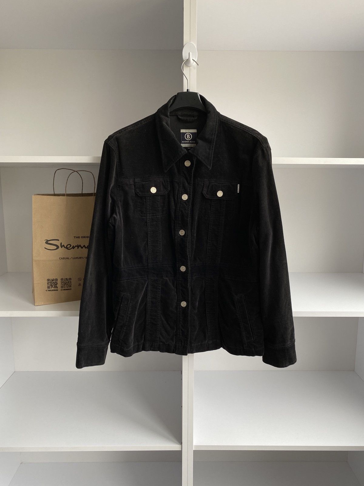 Bogner Bogner Jeans Black Velvet Jacket | Grailed