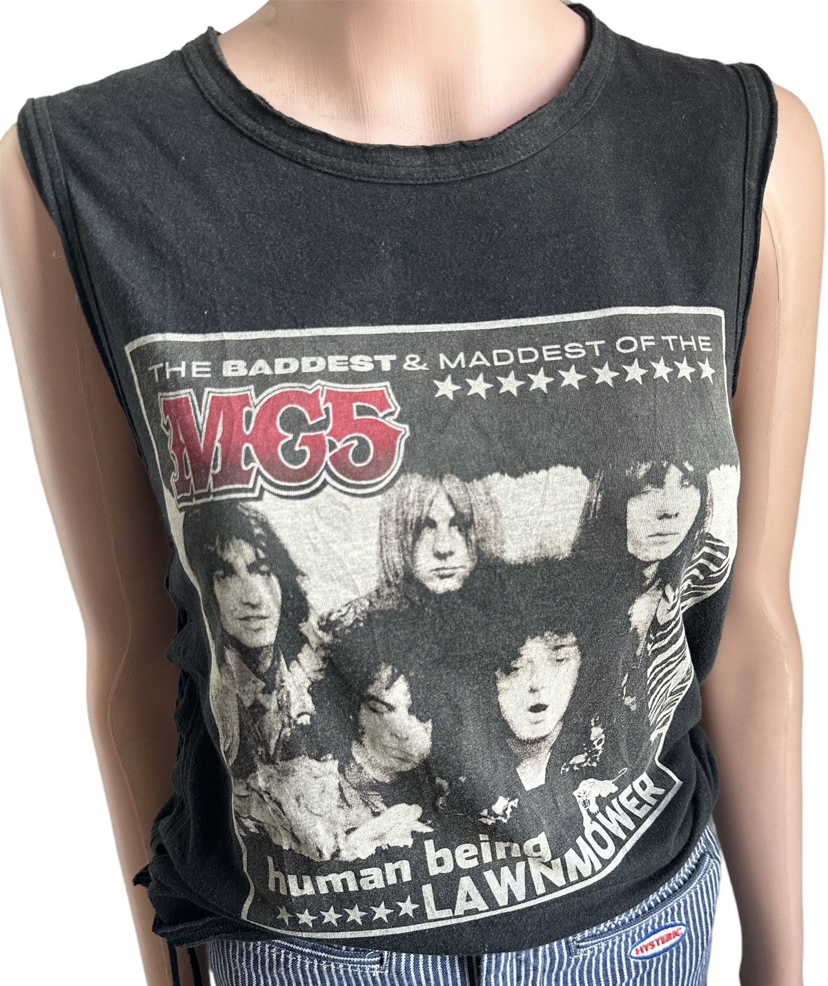 Hysteric Glamour Hysteric Glamour x MC5 band seleveless with side Laces Size S / US 4 / IT 40 - 1 Thumbnail
