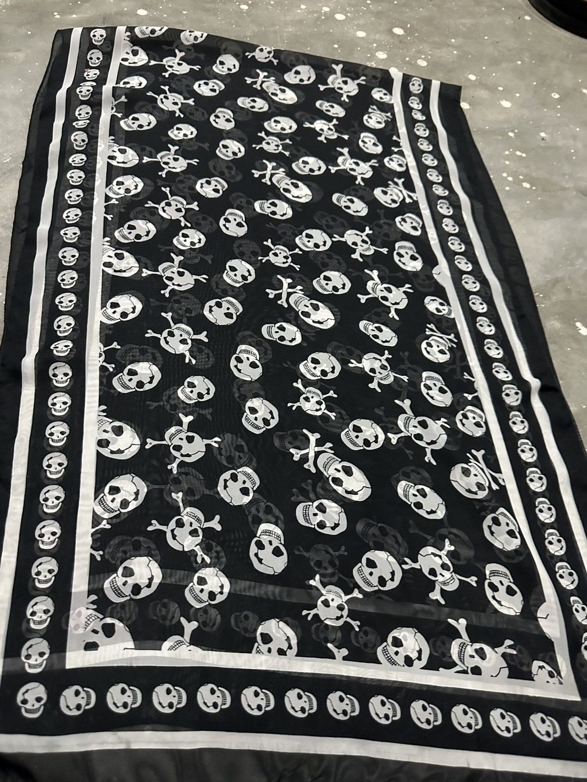 Other 2 item Skull Skeleton Punk Scarves Size ONE SIZE - 9 Thumbnail