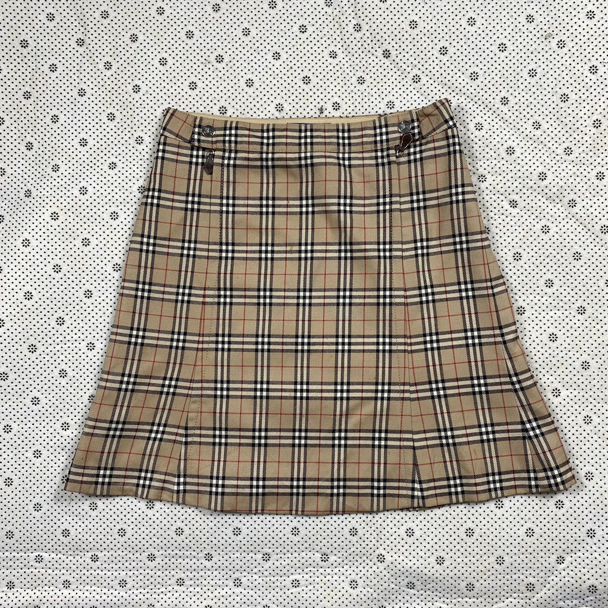 Burberry × Burberry Prorsum Burberry Nova Check Mini Skirt Size 27" / US 4 / IT 40 - 1 Thumbnail