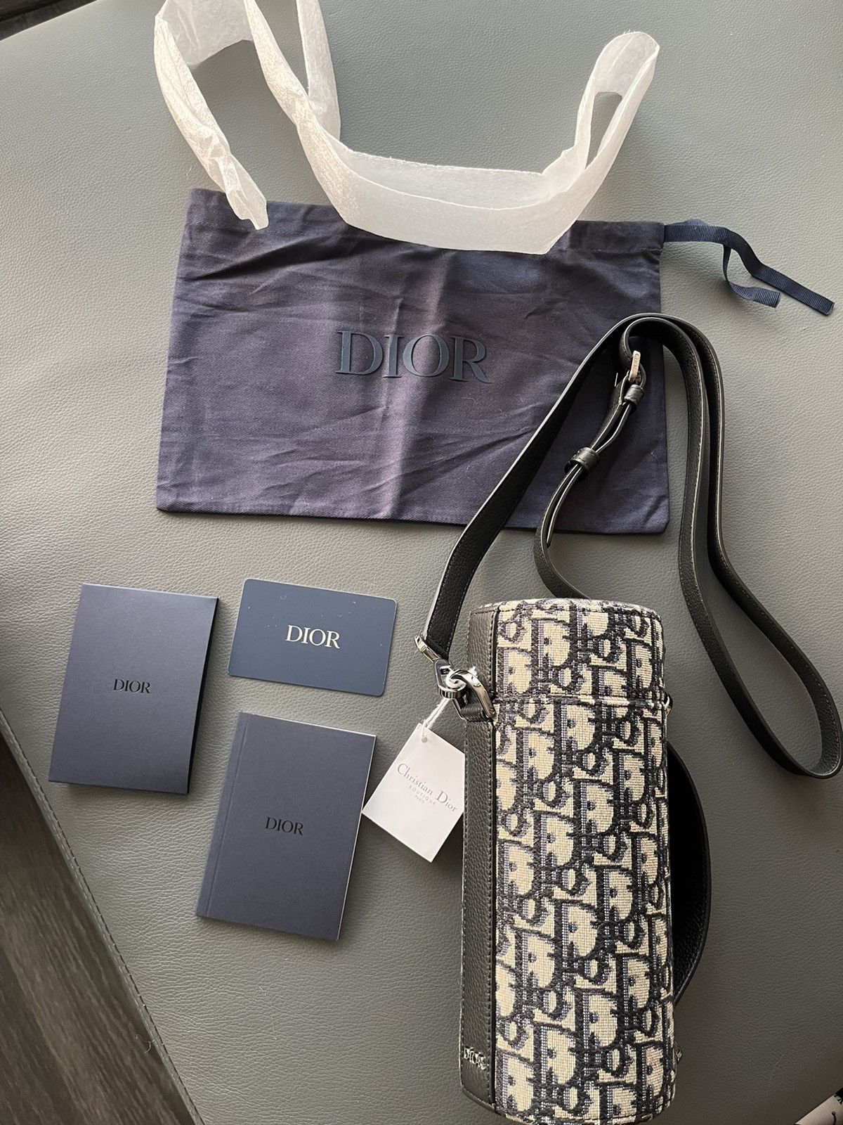 Dior Rare Brand New Limited Edition Oblique Roller Saddle Bag Size ONE SIZE - 6 Thumbnail