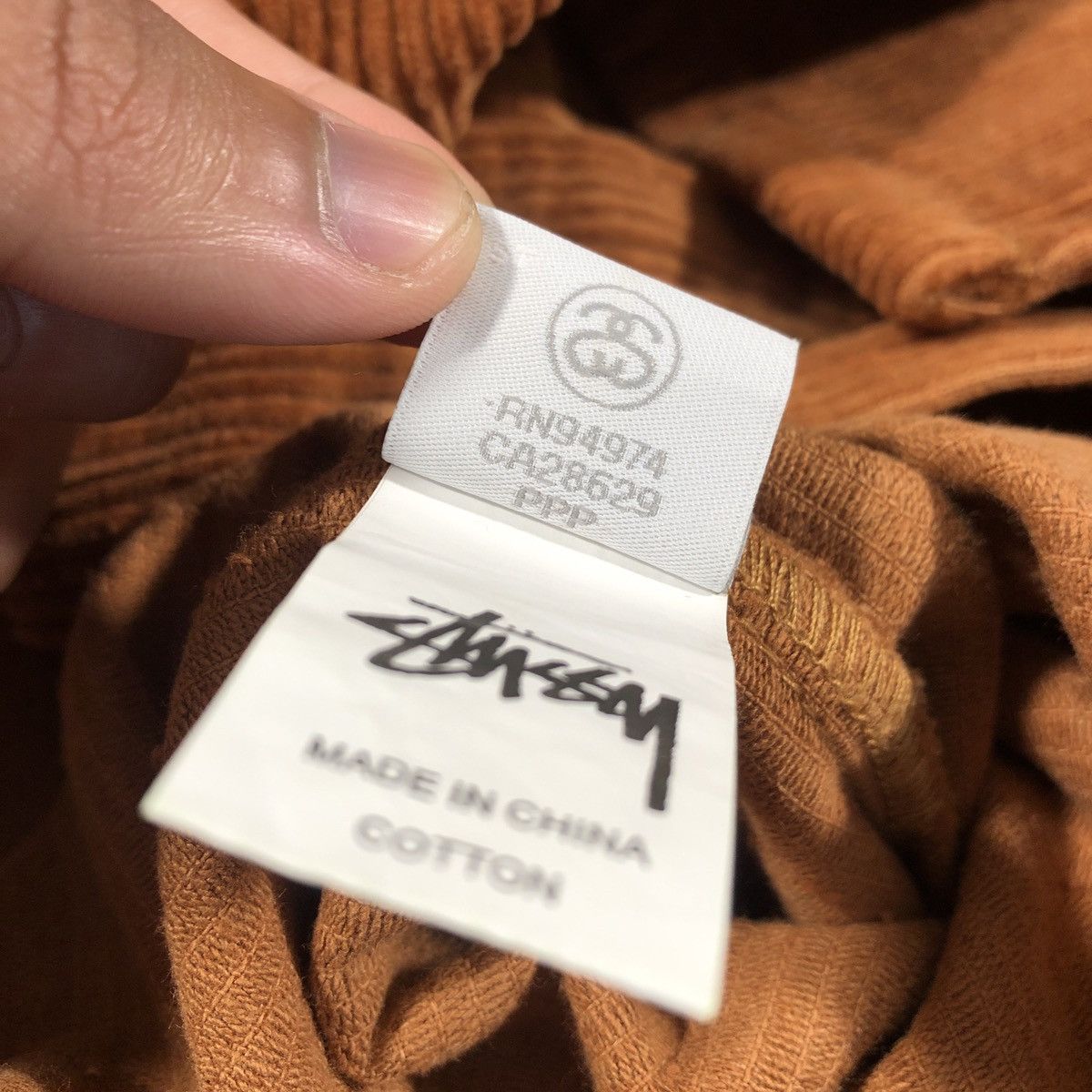Stussy × Vintage (6) Stussy Parka Rust Corduroy Coats Size M / US 6-8 / IT 42-44 - 6 Thumbnail