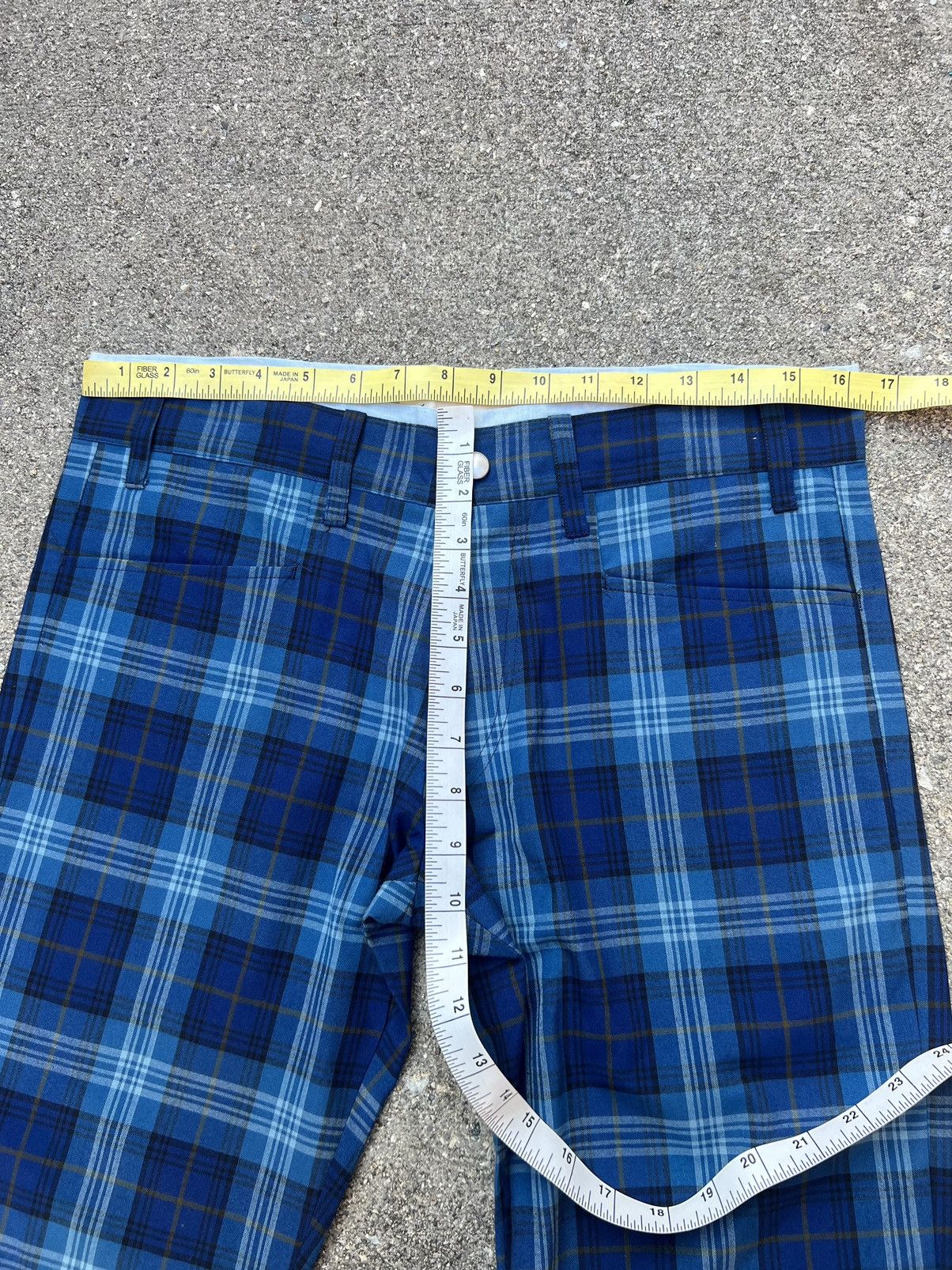 Vintage Burgdoor Made in Japan Plaid Checks Trouser Pant Size US 30 / EU 46 - 3 Thumbnail