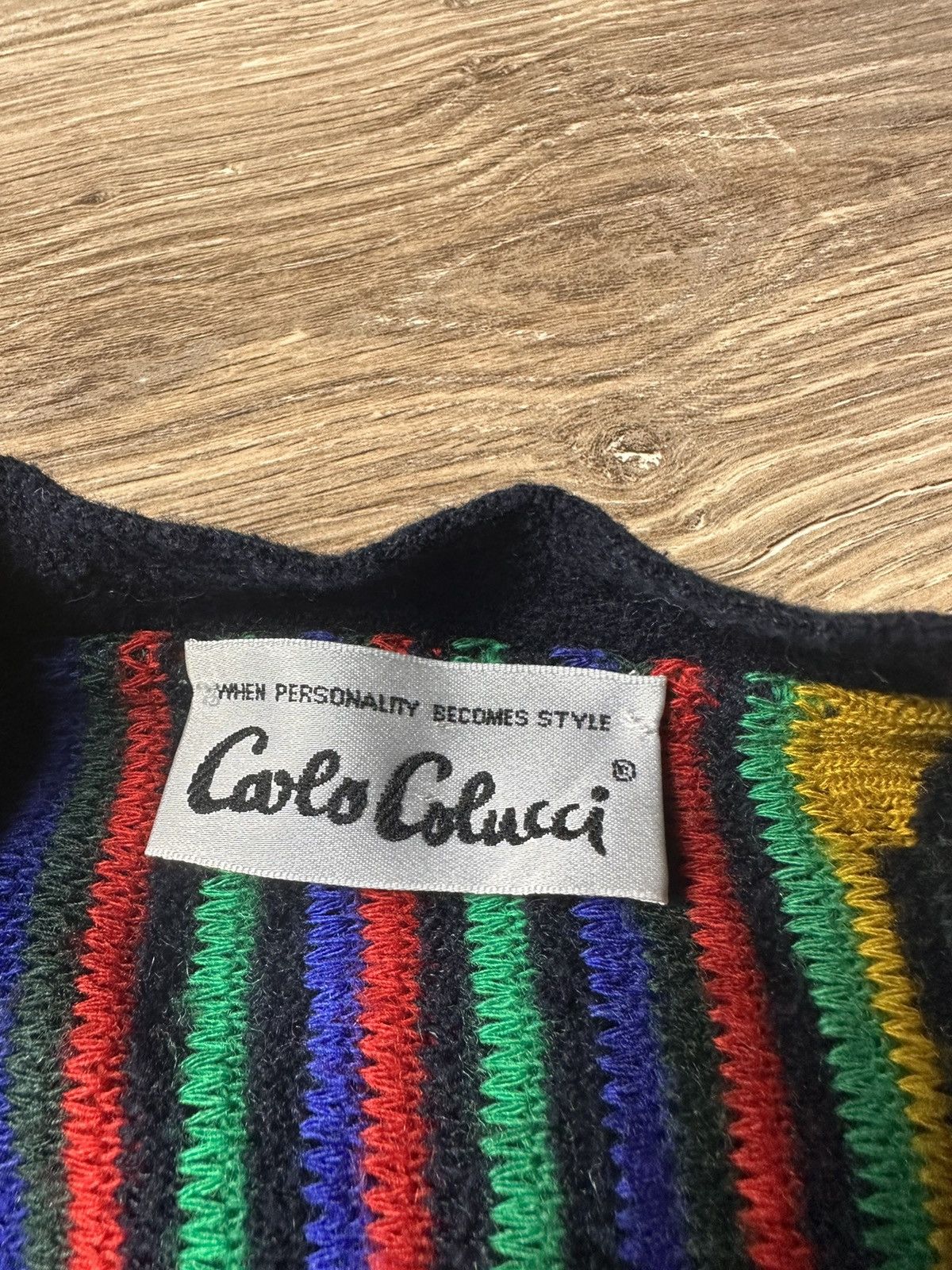 Carlo Colucci × Coogi Carlo Colucci Multicolor Knit Cardigan, Coogi style Size US M / EU 48-50 / 2 - 4 Thumbnail