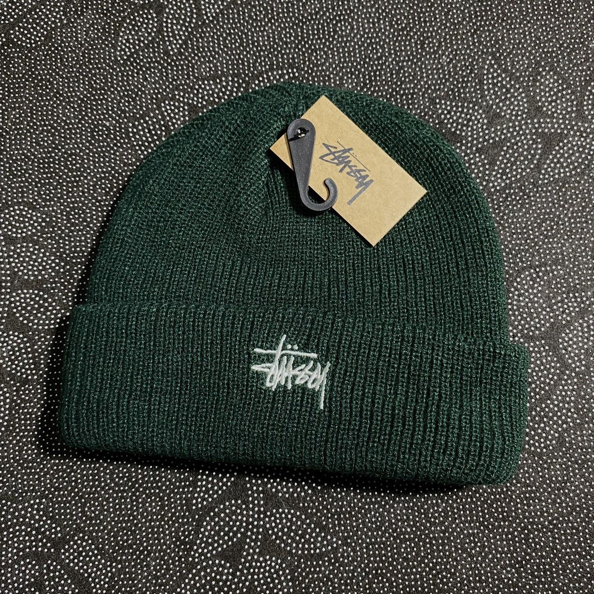 Stussy × Vintage Stussy Short Beanie Hat Size ONE SIZE - 1 Thumbnail