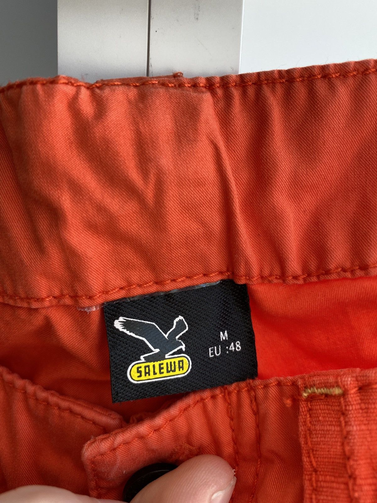 Vintage Salewa Pants Mens Orange Hiking Track Pants Outdoor Wear Size US 30 / EU 46 - 4 Thumbnail