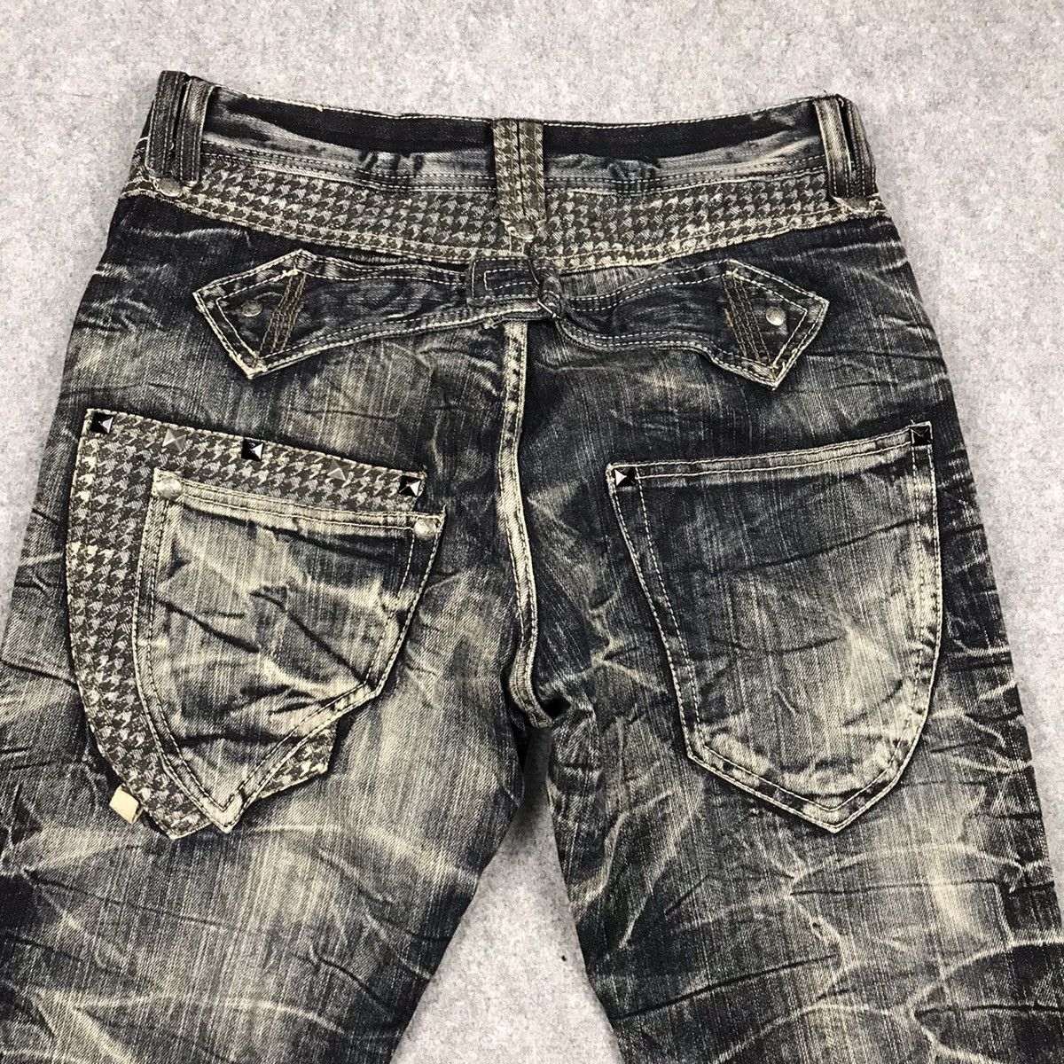 Japanese Brand FLARE DENIM⚡️BLOB BY BLUE BOOTCUT PUNK DENIM PANTS /130 Size US 30 / EU 46 - 14 Thumbnail