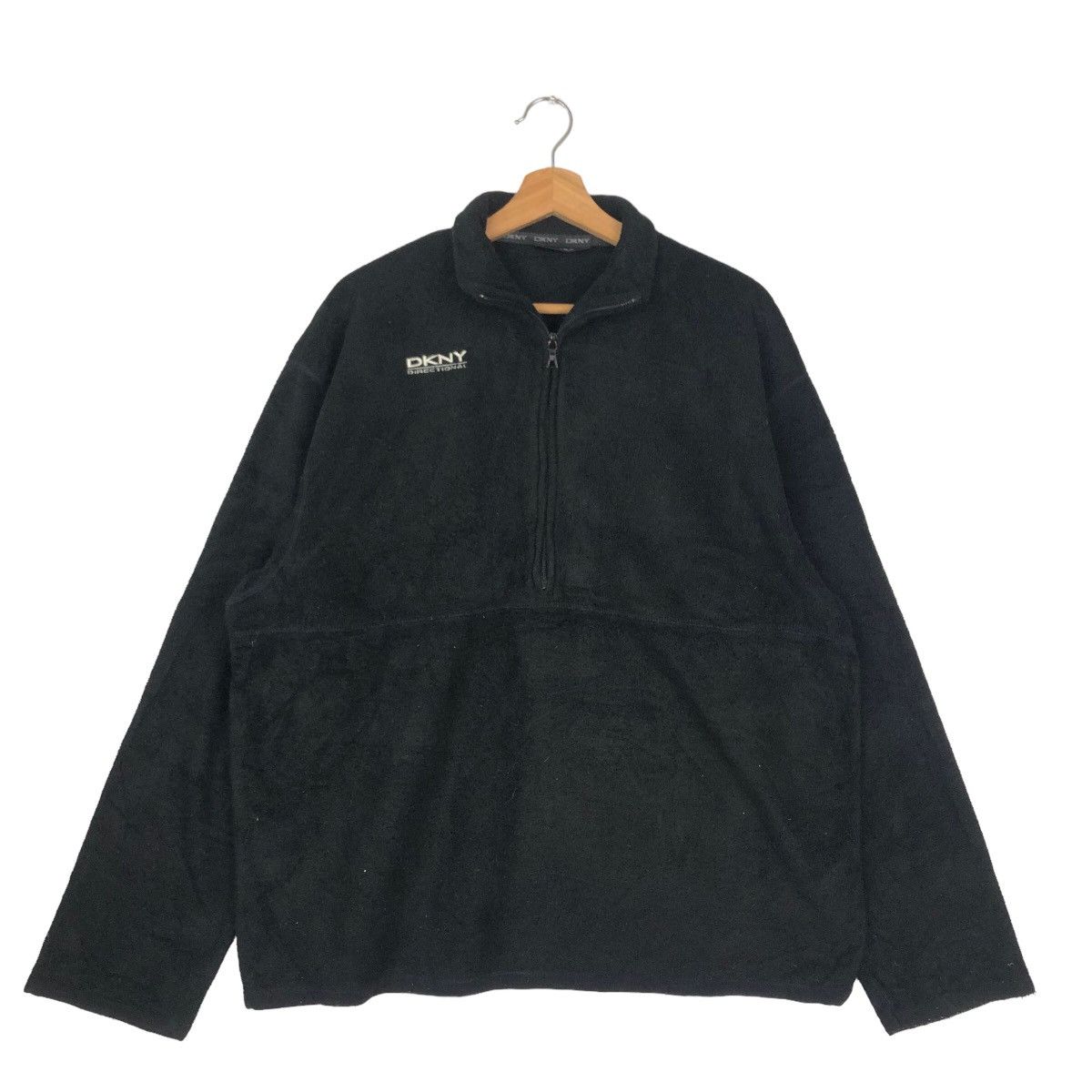 Vintage VINTAGE CHORE WORK JACKET BLACK DKNY Size US L / EU 52-54 / 3 - 1 Thumbnail