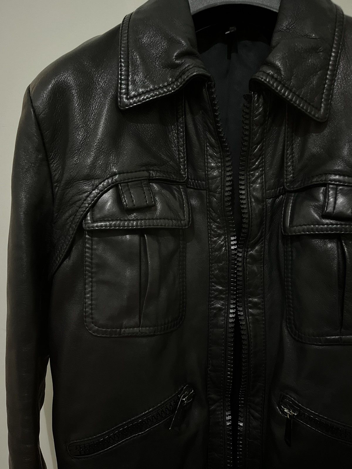 Dior × Hedi Slimane Dior Homme A2 Leather Jacket | Grailed