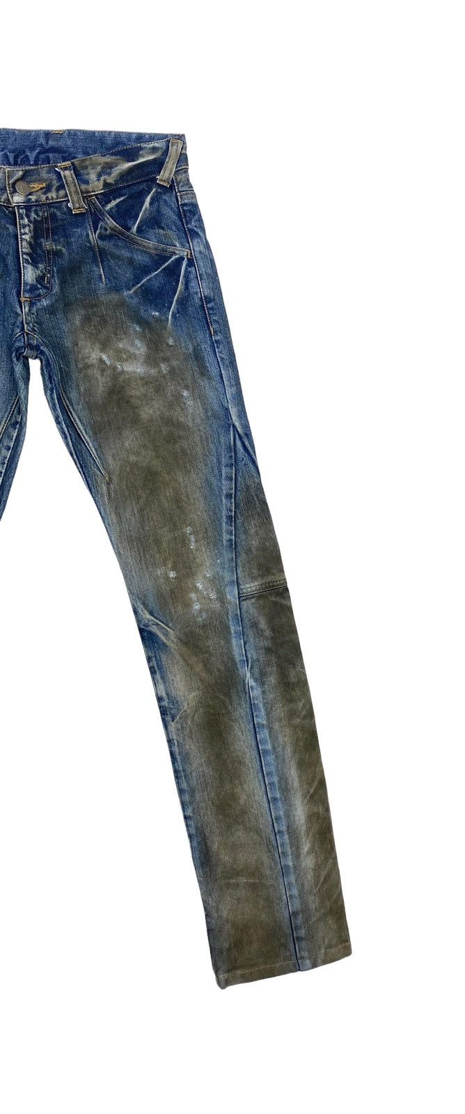 Tornado Mart Rare‼️ Vintage Tornado Mart Distressed Jeans Made in Japan Size US 30 / EU 46 - 3 Thumbnail