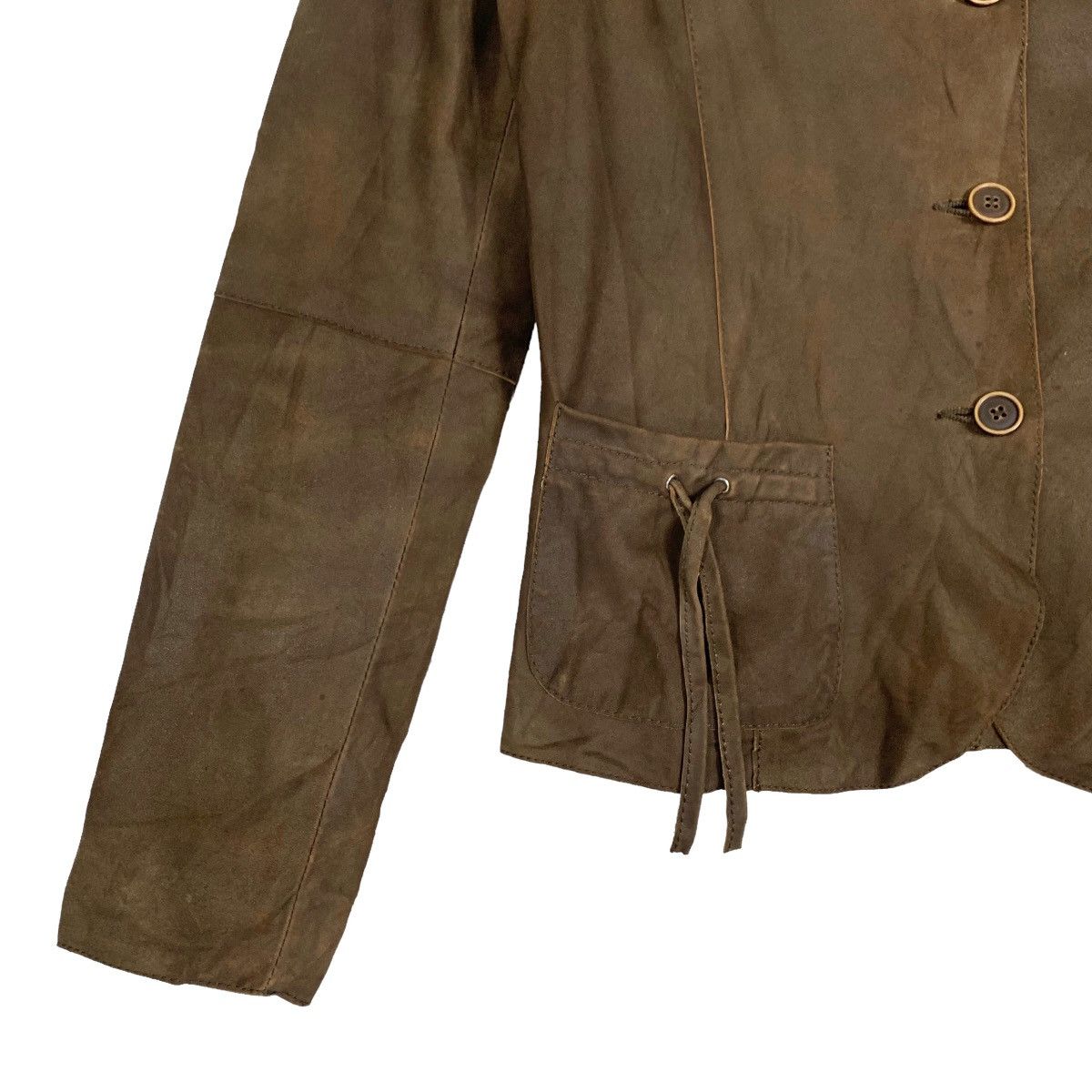 Vintage Max Mara Weekend Italian Designer Leather Jacket