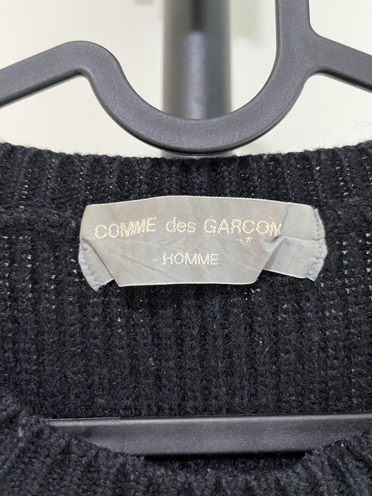 Comme des Garcons × Comme des Garcons Homme × Comme des Garcons Homme Plus COMME des GARCONS Logo Sweater Knit Size US XL / EU 56 / 4 - 3 Thumbnail