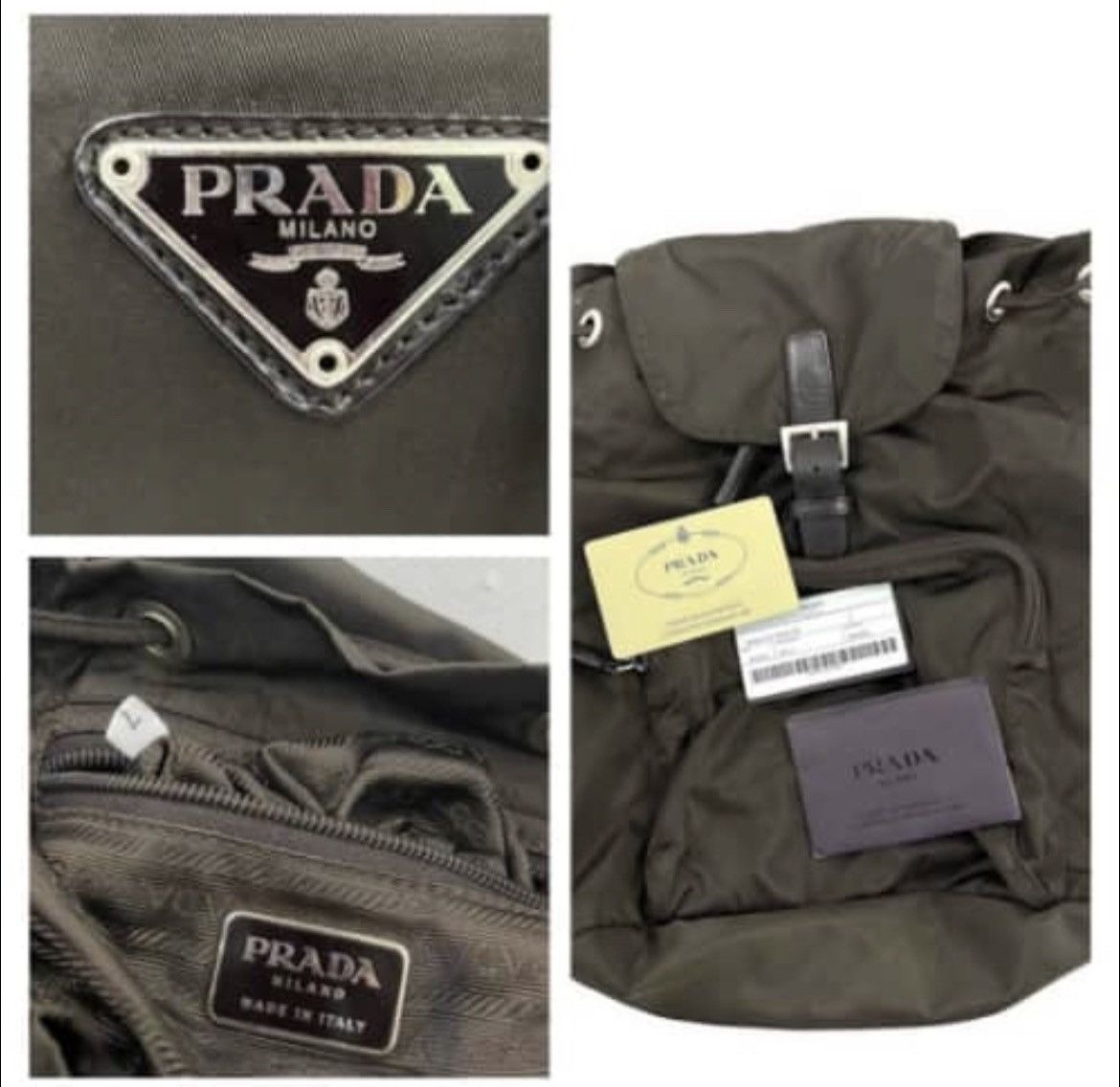 Prada PRADA Bag Nylon Backpack Size ONE SIZE - 7 Thumbnail