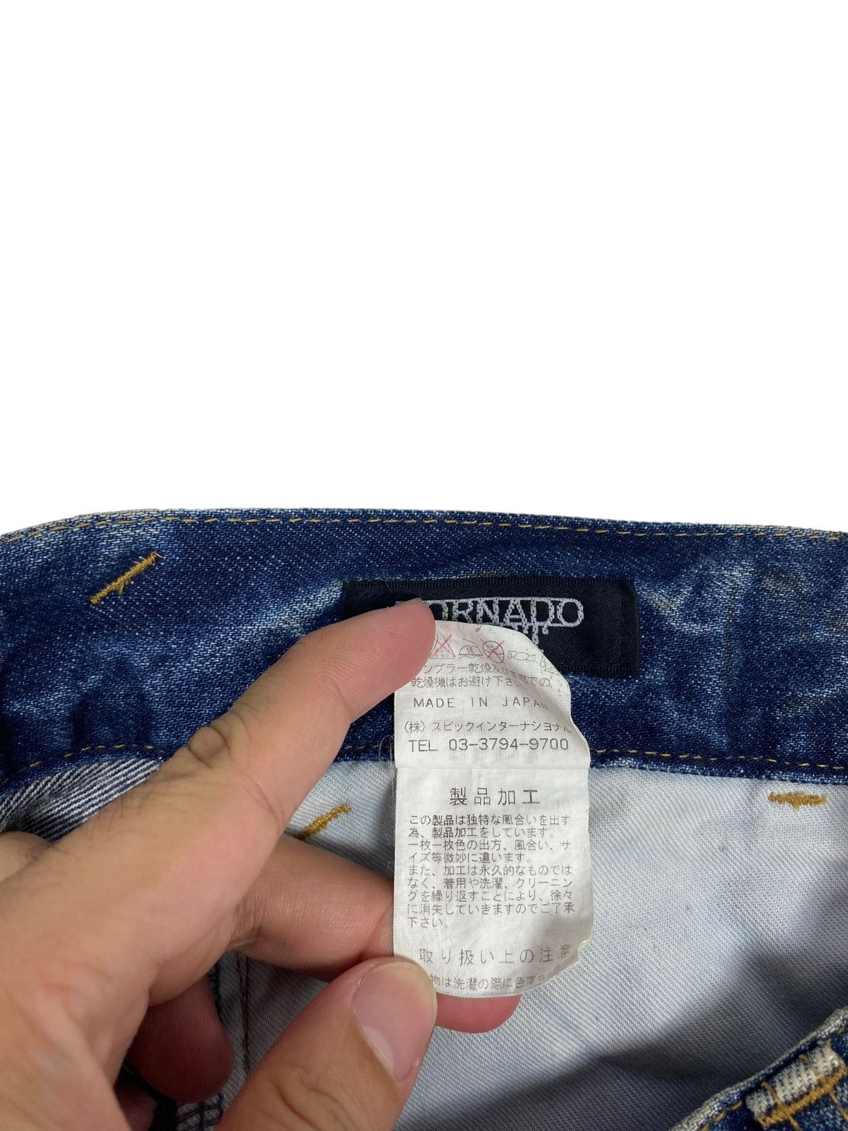 Tornado Mart Rare‼️ Vintage Tornado Mart Distressed Jeans Made in Japan Size US 30 / EU 46 - 13 Thumbnail