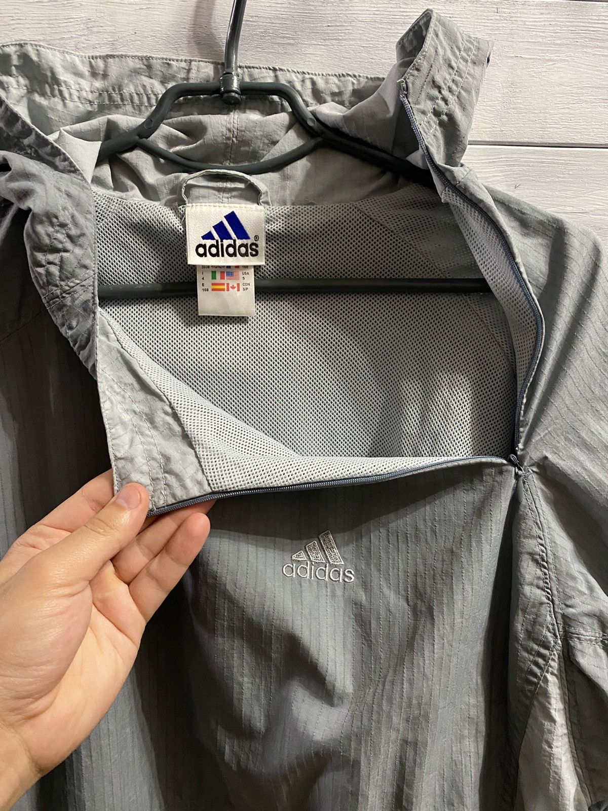 Adidas Rare Vintage Zip Light Jacket Adidas. Y2K style. Size US S / EU 44-46 / 1 - 3 Thumbnail