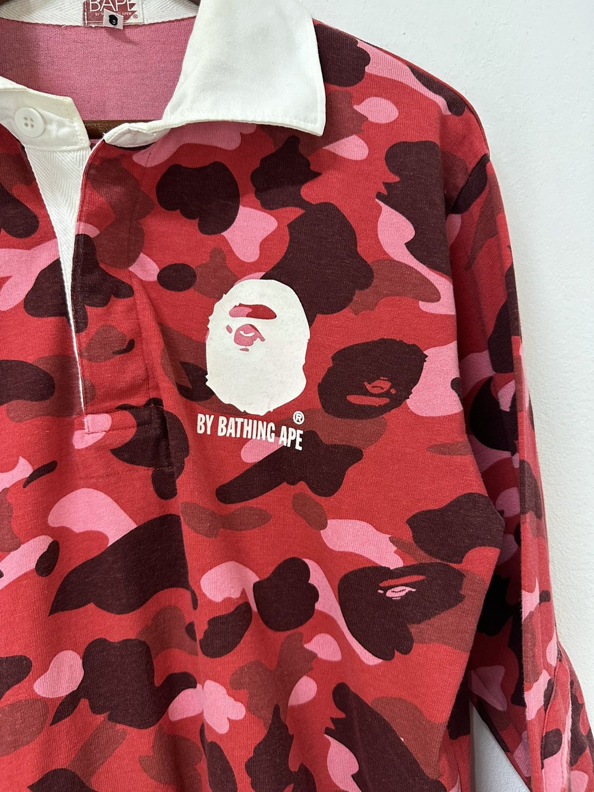 Bape Color Camo Rugby Shirt Size US M / EU 48-50 / 2 - 4 Thumbnail