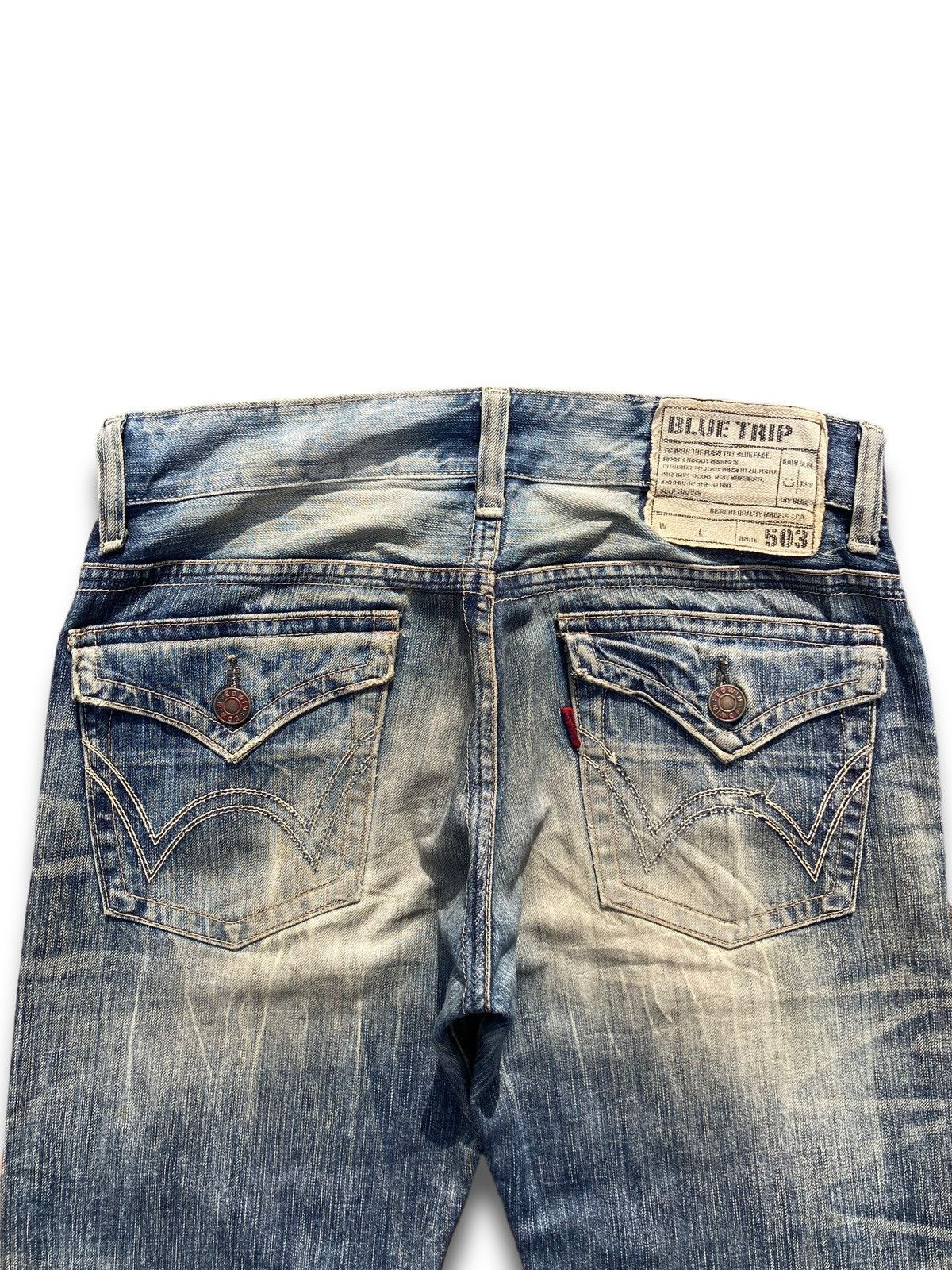 Edwin Vintage Y2K Edwin 503 Cowboy Kaihara Denim Size US 30 / EU 46 - 12 Thumbnail