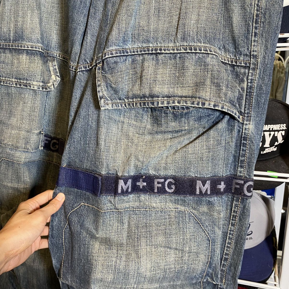 Marithe + Francois Girbaud Marithe Francois Girbaud Bondage Denim Pants Size US 36 / EU 52 - 11 Thumbnail
