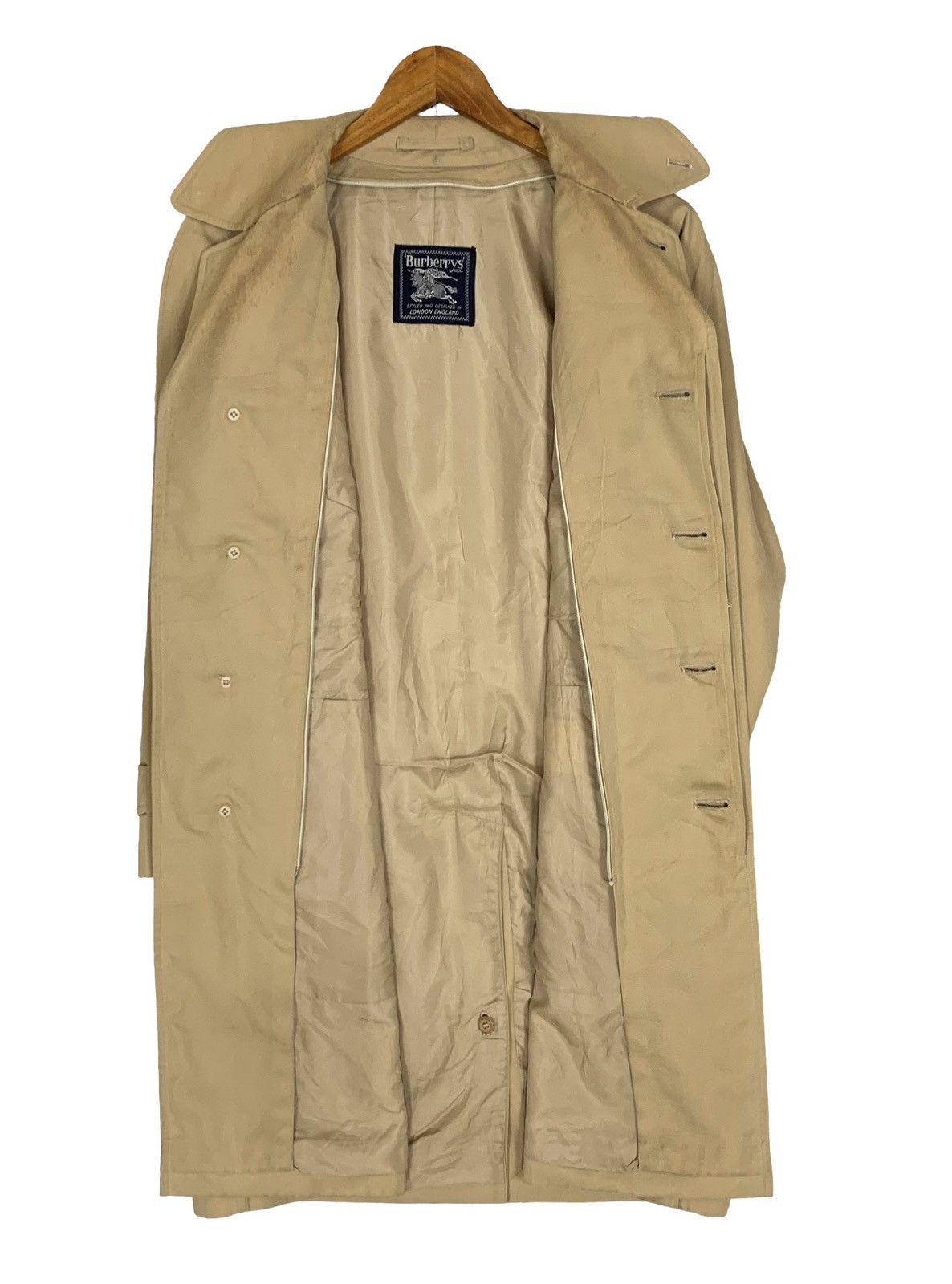 Burberry Vintage Burberry London England Blue Tags Trench Coats Size US S / EU 44-46 / 1 - 7 Thumbnail