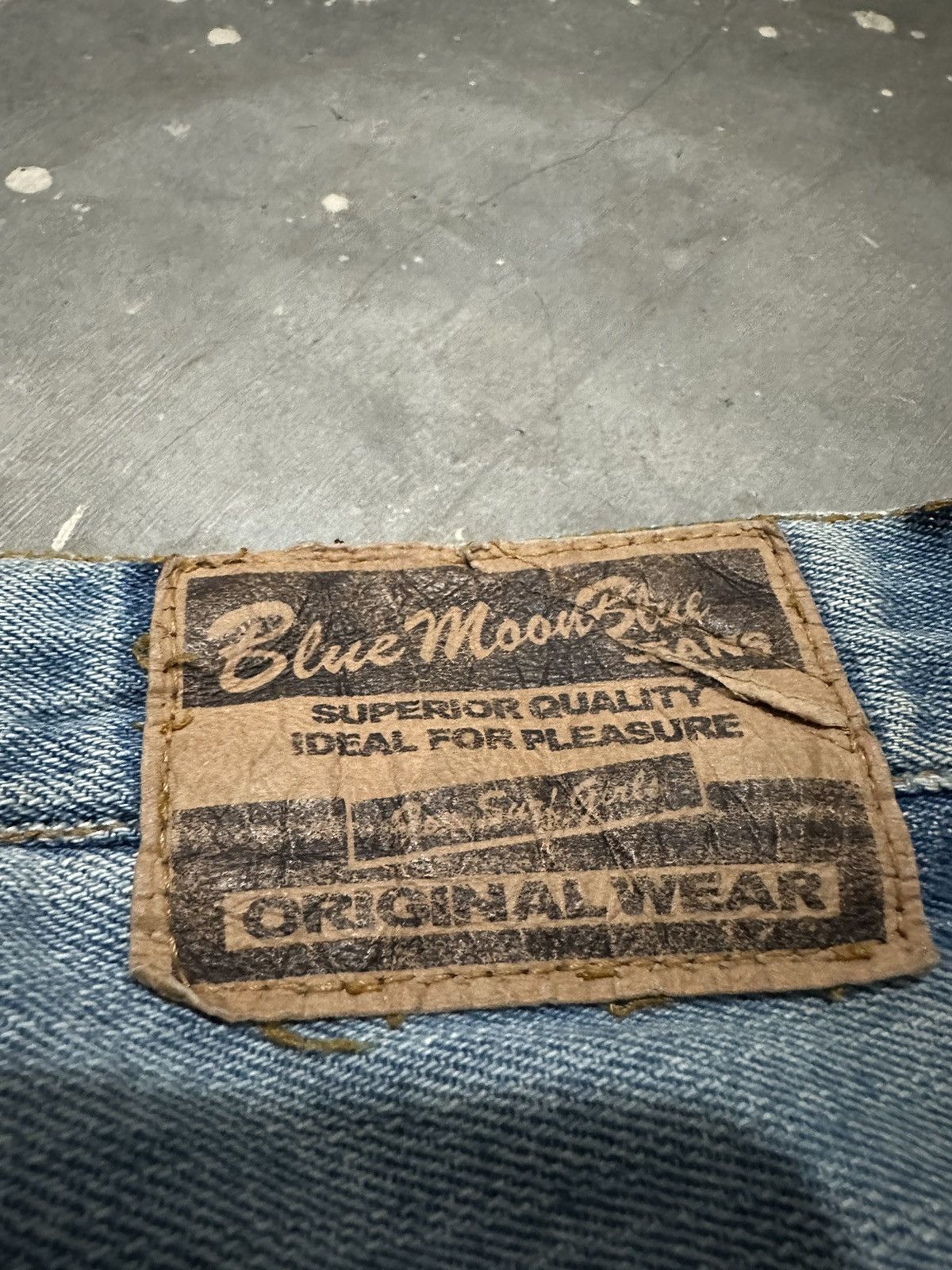 Japanese Brand × Vintage Y2k Blue Moon Blue Japan Distressed Cargo Mini Skirt Size 30" / US 8 / IT 44 - 9 Thumbnail