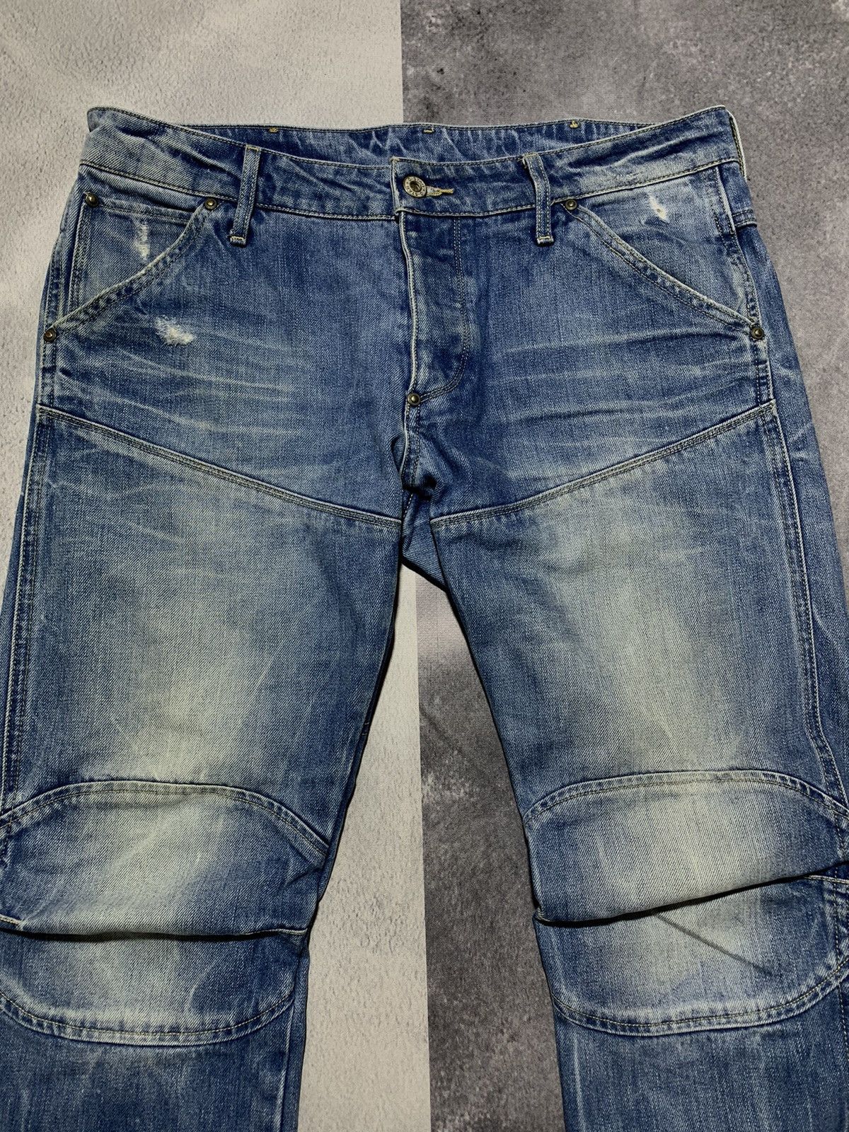 G-Star × Vintage Vintage Y2K G-star RAW double knee low rise jeans size 32 Size US 32 / EU 48 - 3 Thumbnail