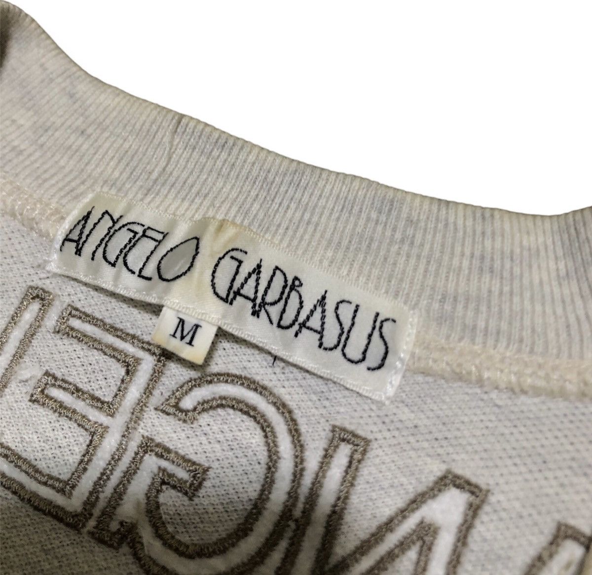 Designer × Vintage Rare Vintage Angelo Garbasus Raglan Big logo tee Size US M / EU 48-50 / 2 - 3 Thumbnail