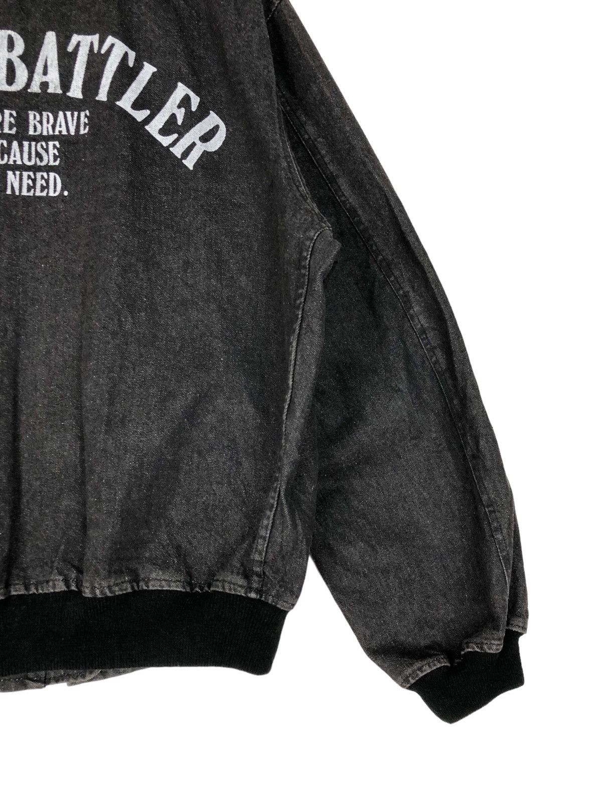 Japanese Brand Type J-7 US Air Force MA-1 Denim Jacket Size US M / EU 48-50 / 2 - 6 Thumbnail