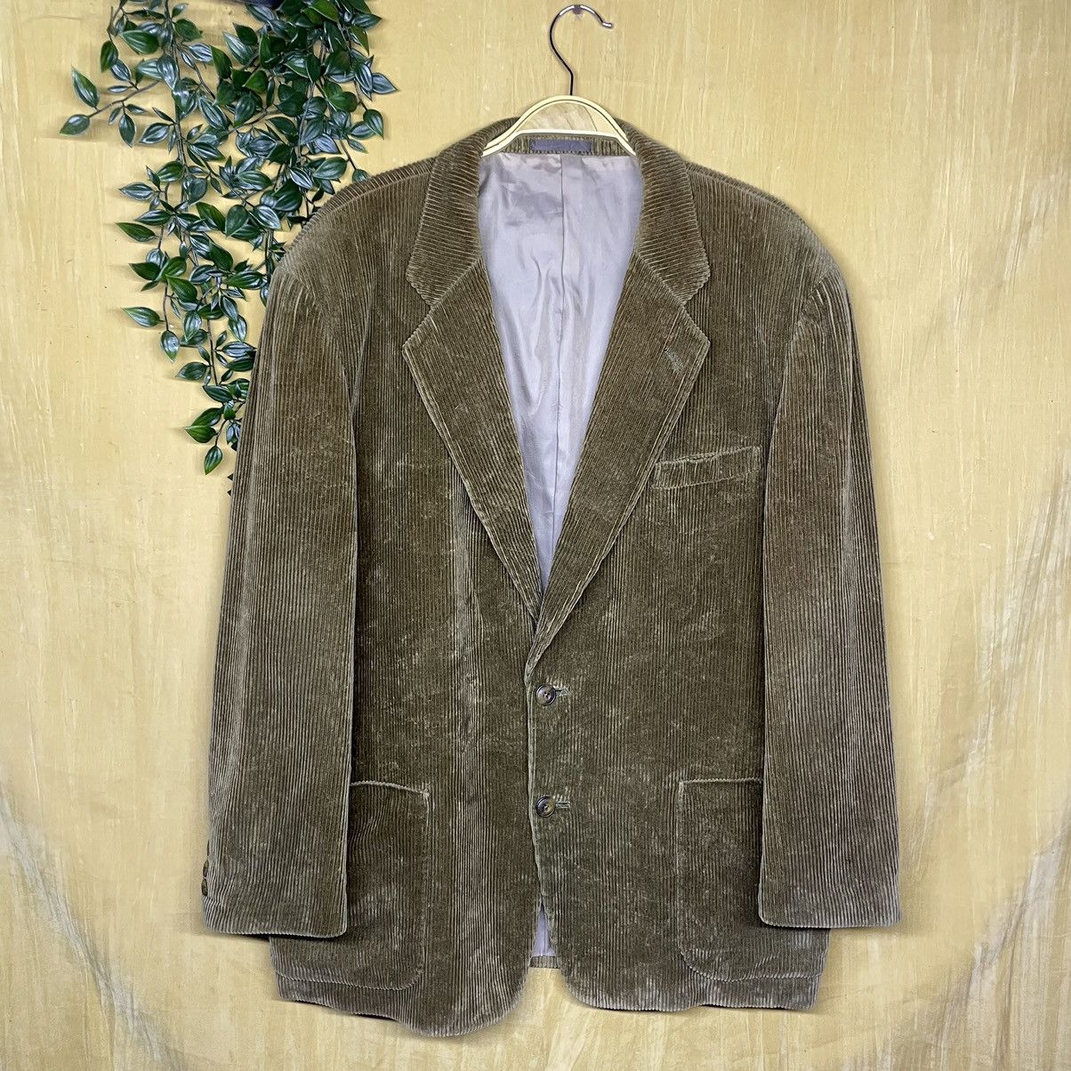 Burberry Vintage Burberrys velvet corduroy blazer Size US L / EU 52-54 / 3 - 2 Thumbnail