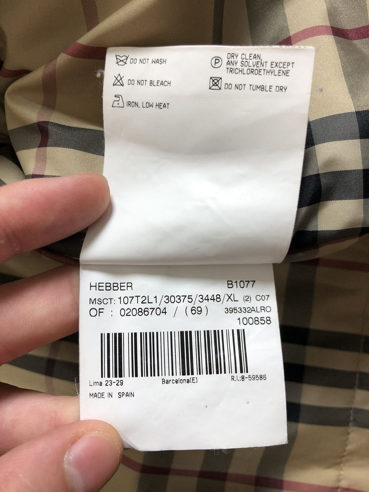 Burberrys vintage navy jacket coat