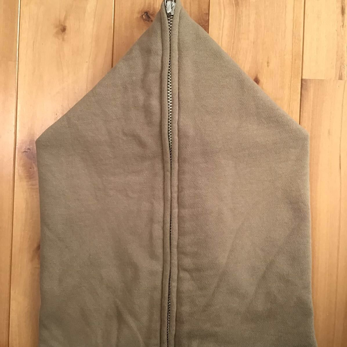 Bape BAPE College logo full zip hoodie beige a bathing ape Size US L / EU 52-54 / 3 - 4 Thumbnail
