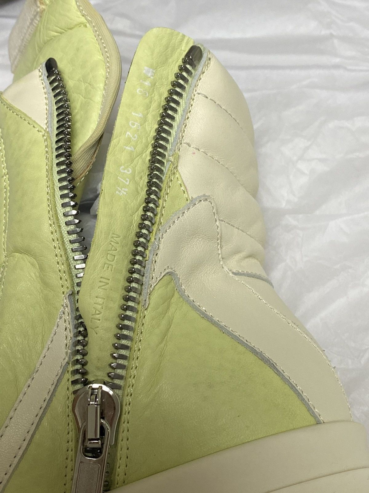 Rick Owens Rick owens fw18 lime geobasket sz37.5 Size US 7.5 / IT 37.5 - 9 Thumbnail