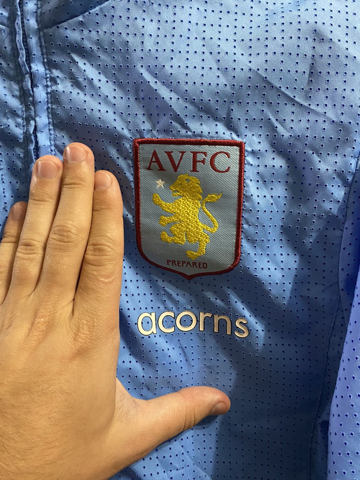 Nike Rare Vintage Light Jacket Nike Aston Villa AVFC soccer Size US S / EU 44-46 / 1 - 2 Thumbnail