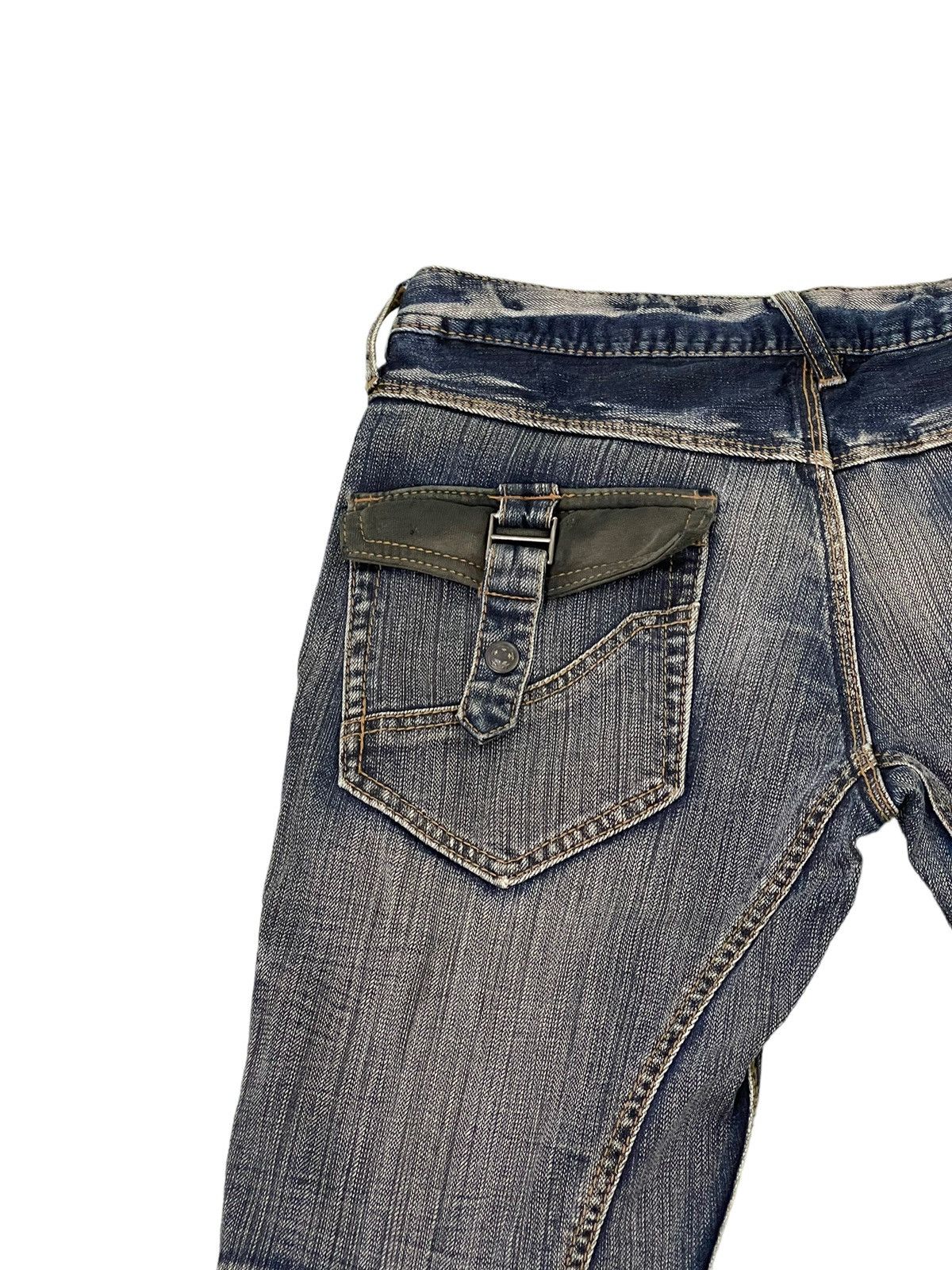 Japanese Brand Slim Jeans Hideaways Nicole Stretch Low Rise 5🟦8 Size US 30 / EU 46 - 8 Thumbnail