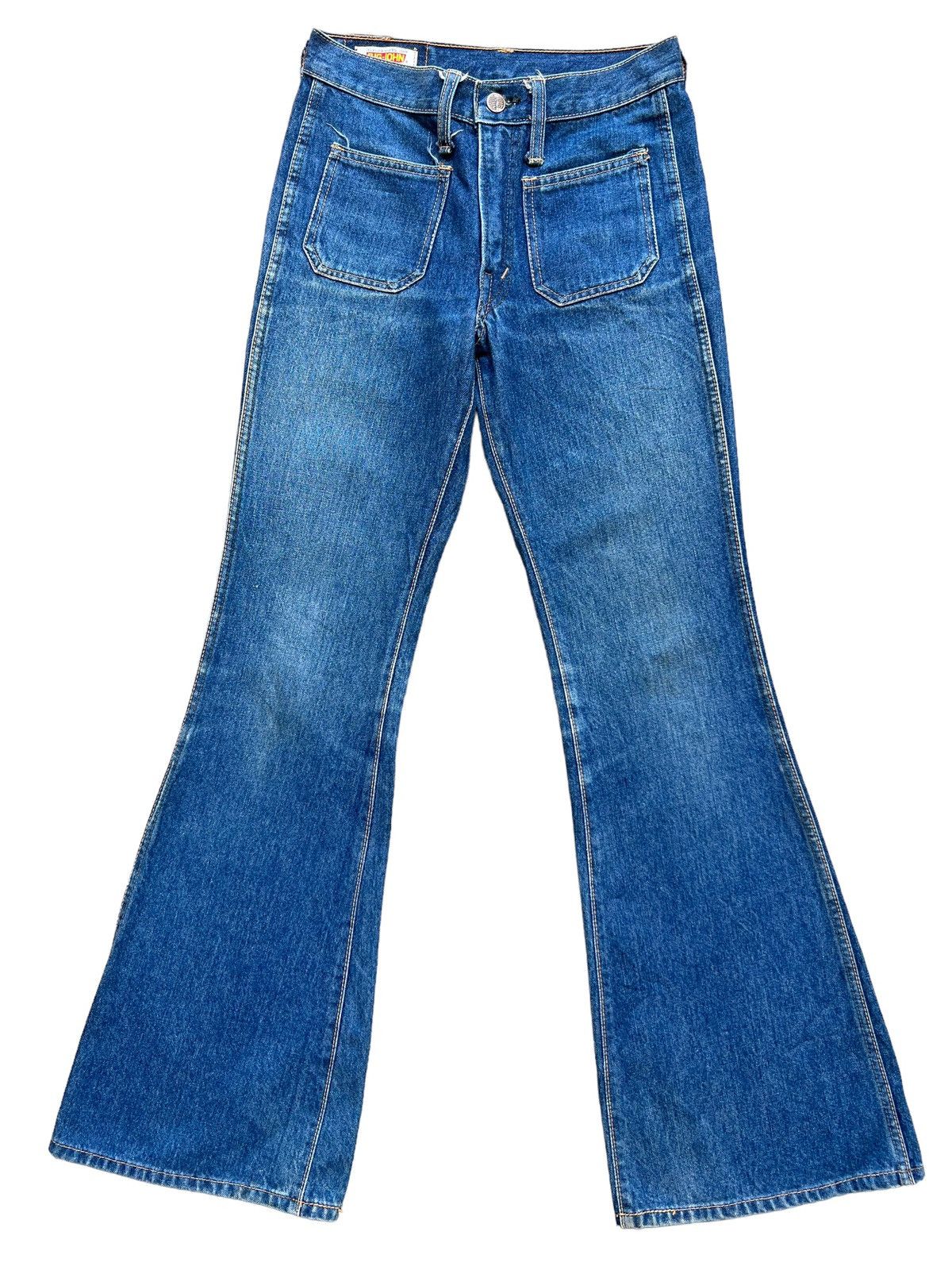 Vintage Vintage 80s Big John Bell Bottom BootCut Flared Jeans 25x30 Size 25" / US 0 / IT 36 - 2 Thumbnail