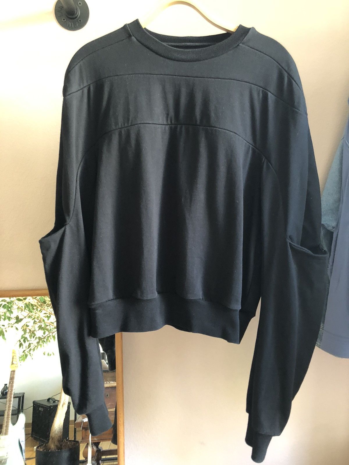 image of Rick Owens Fogachine Sweater in Black, Men's (Size XL)