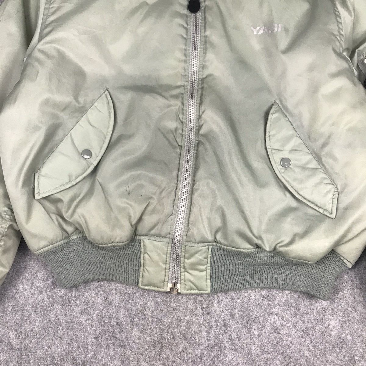 Japanese Brand BOMBER YAGI JACKET FLYER MA-1 FADED JACKET Size US M / EU 48-50 / 2 - 4 Thumbnail